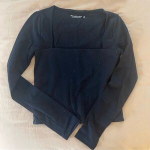 Abercrombie & Fitch Black Long Sleeve Tee